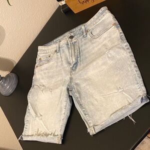 American Eagle Outfitters Light Wash Jean Shorts